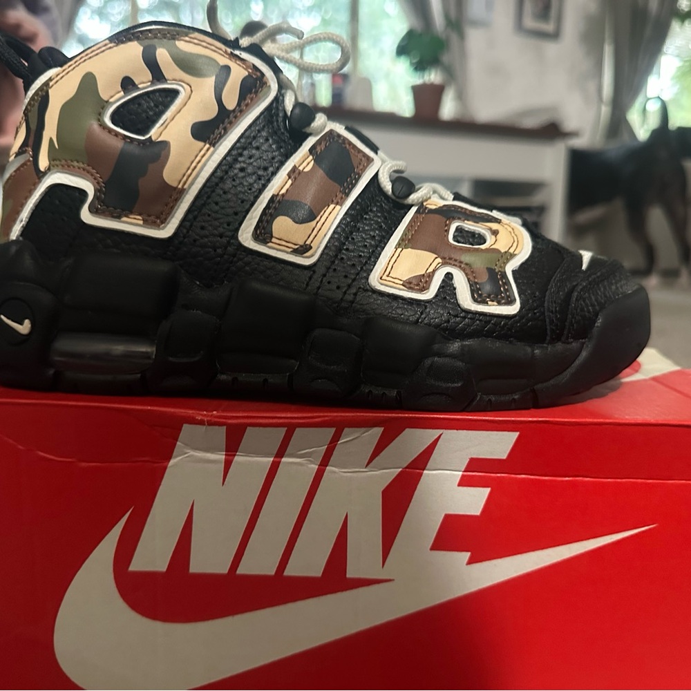 Nike Kids Black and Camo Sneakers